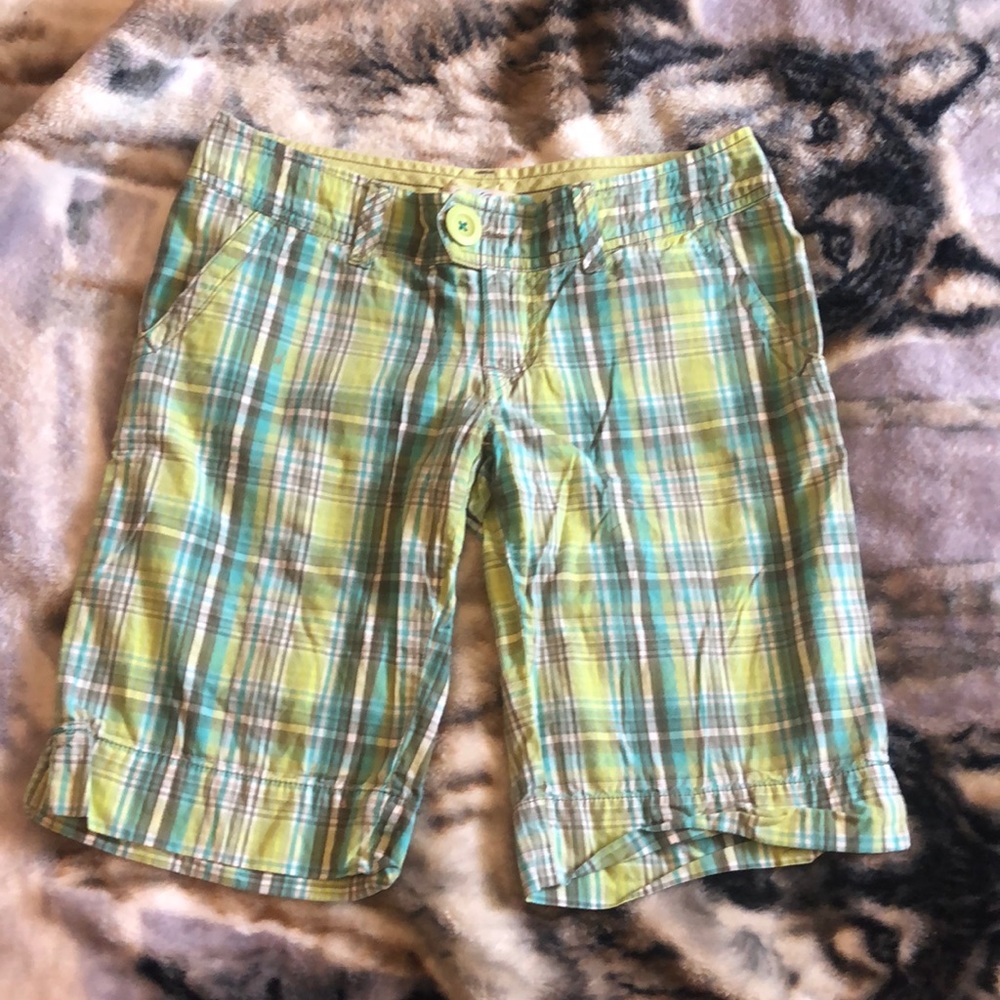 SO Ware It Declare It Juniors Size 3 Plaid Shorts